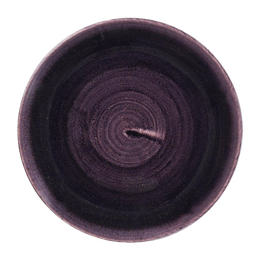 DX061 Churchill Stonecast Patina Cobalt Deep Purple Evolve Coupe Bord 16.5cm (12 stuks)