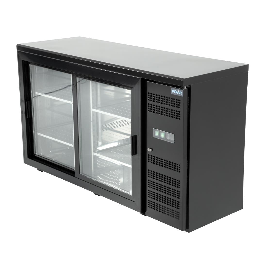 CS102 Polar U-serie bardisplay met 2 schuifdeuren
