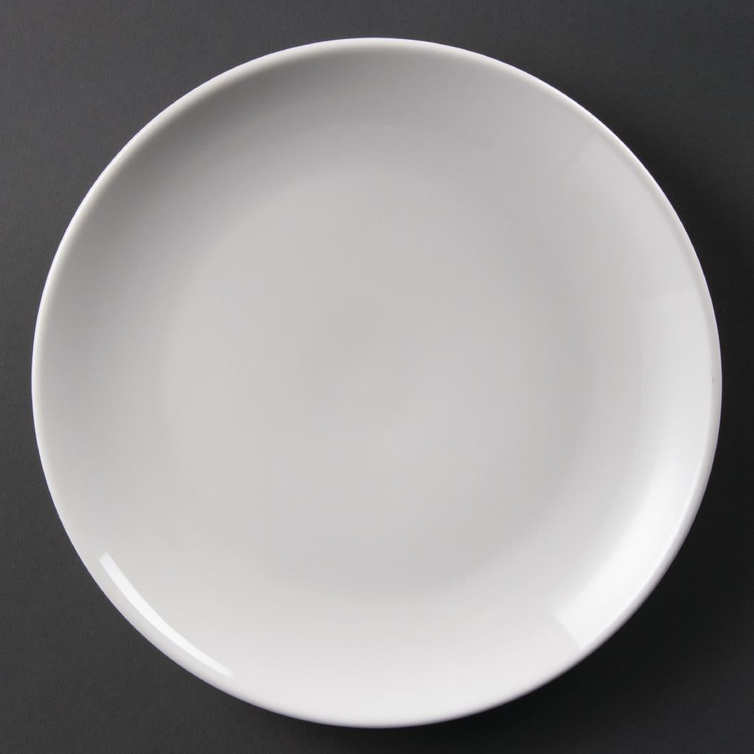 U079 Olympia Whiteware Coupeborden 25cm (12 Stuks)