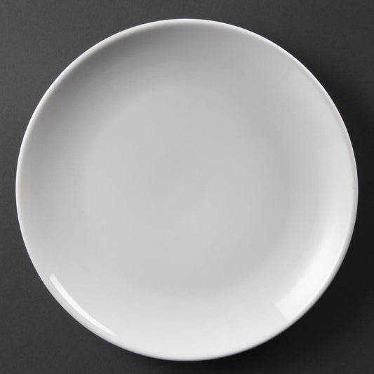 U079 Olympia Whiteware Coupeborden 25cm (12 Stuks)
