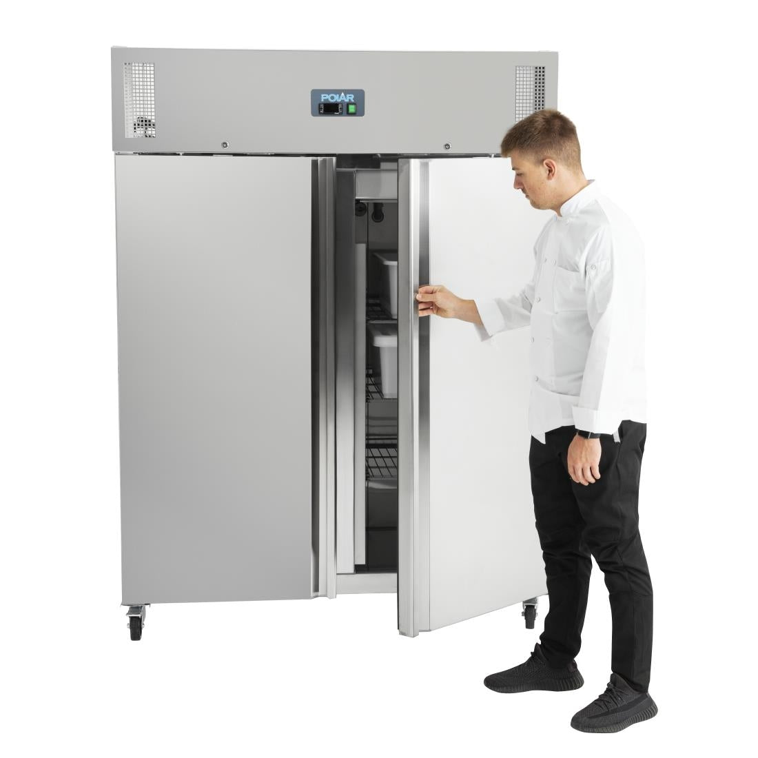 U635 Polar U-serie staande dubbele deur vriezer 1300ltr