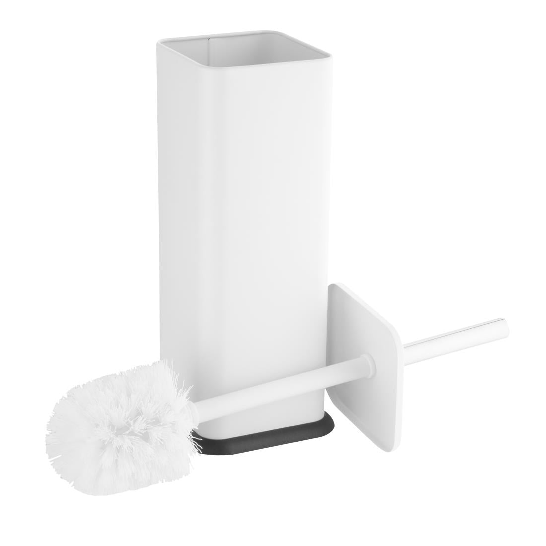 HT477 Jantex Vierkante Toiletborstel En Houder - Wit
