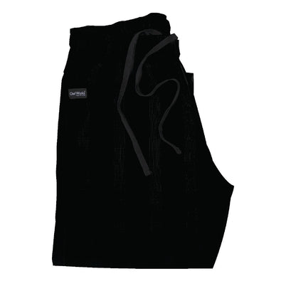 A695-M Chef Works unisex baggy koksbroek zwart M