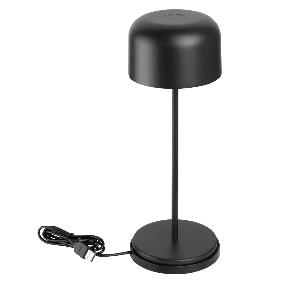 HZ208 Olympia Siena Tafellamp Ronde Koepel Zwart 300mm