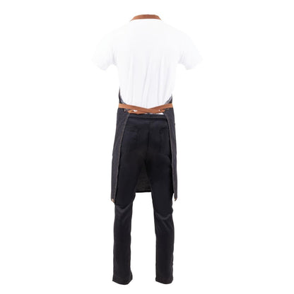 B721 Chef Works Urban Memphis kort schort indigo