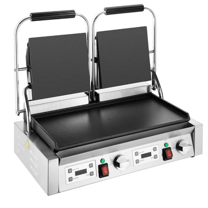 CU610 Buffalo Extra Grote Contactgrill Dubbele Vlakke Plaat