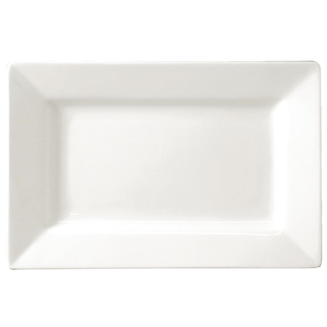 CD629 Olympia Lumina Rechthoekige Schalen Met Brede Rand 20x13cm (6 Stuks)