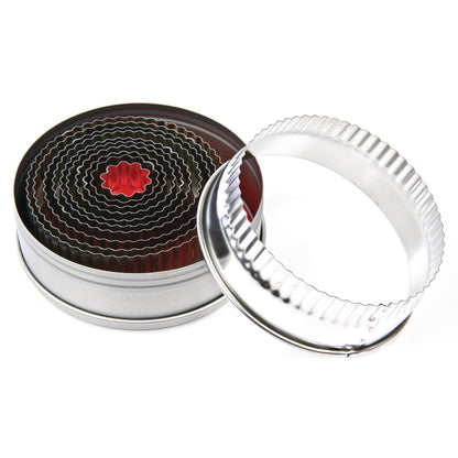 E019 Vogue uitsteekvormen set rond golvend (11 stuks)