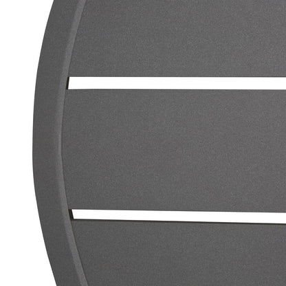FX037 Bolero Aluminium Rond Tafelblad Donkergrijs 580mm