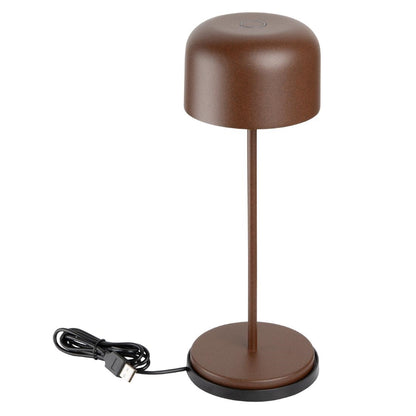 HZ209 Olympia Siena Tafellamp Ronde Koepel Kastanje 300mm