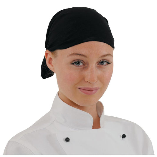 A283 Buff hoofddoek zwart