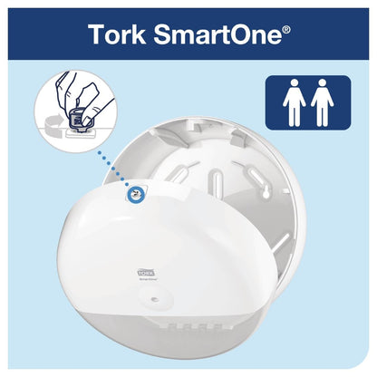 FA701 Tork Smart One Mini Toiletroldispenser Wit