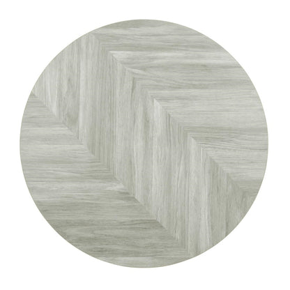 FU511 Bolero Voorgeboord Rond Tafelblad Chevron Design 600mm