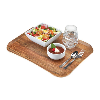 FE481 Cambro Versa Dienblad Houtnerf Bruin Eik 330 x 430mm