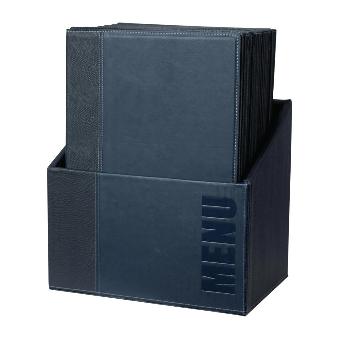 U270 Securit Contemporary Menuhoezen En Opbergdoos A4 Blauw (20 Stuks)