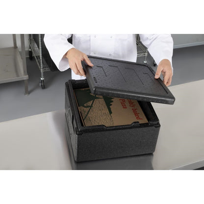DX992 Vogue Geïsoleerde EPP Pizzadoos En Voedseltransportbox 22Ltr 4 Pizza Capaciteit