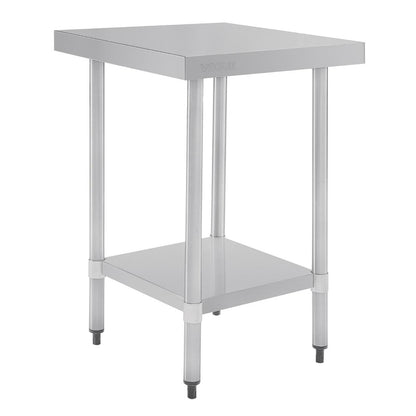 GJ500 Vogue RVS werktafel zonder achteropstand 90x60x70cm