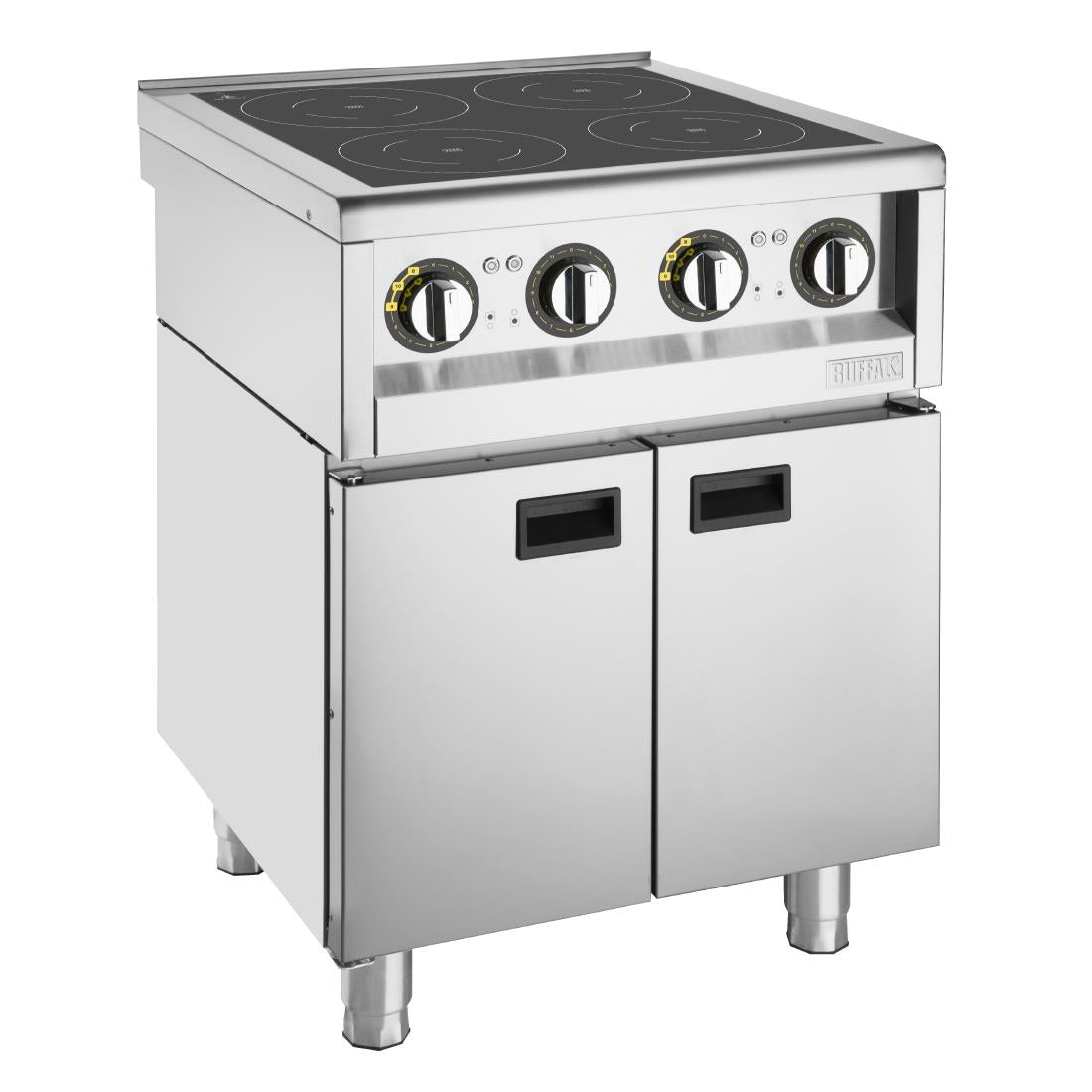 FU219 Buffalo 600 Serie 4 Zone Inductiekookplaat 2 x 3Kw. Let Op: Alleen Aanrechtmodel. Onderkast Wordt Apart Verkocht.