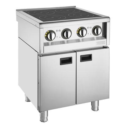 FU219 Buffalo 600 Serie 4 Zone Inductiekookplaat 2 x 3Kw. Let Op: Alleen Aanrechtmodel. Onderkast Wordt Apart Verkocht.