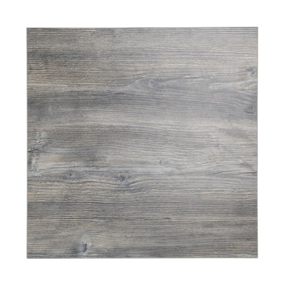 FT291 Bolero Voorgeboord Vierkant Melamine Tafelblad Ash Grey 700mm