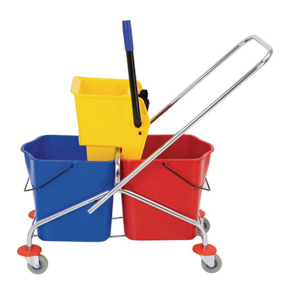 M880 Jantex duo rolemmer met wringer 2x 23Ltr