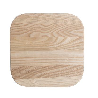 DE478 Bolero lage gegalvaniseerd stalen kruk met houten zitting (4 stuks)