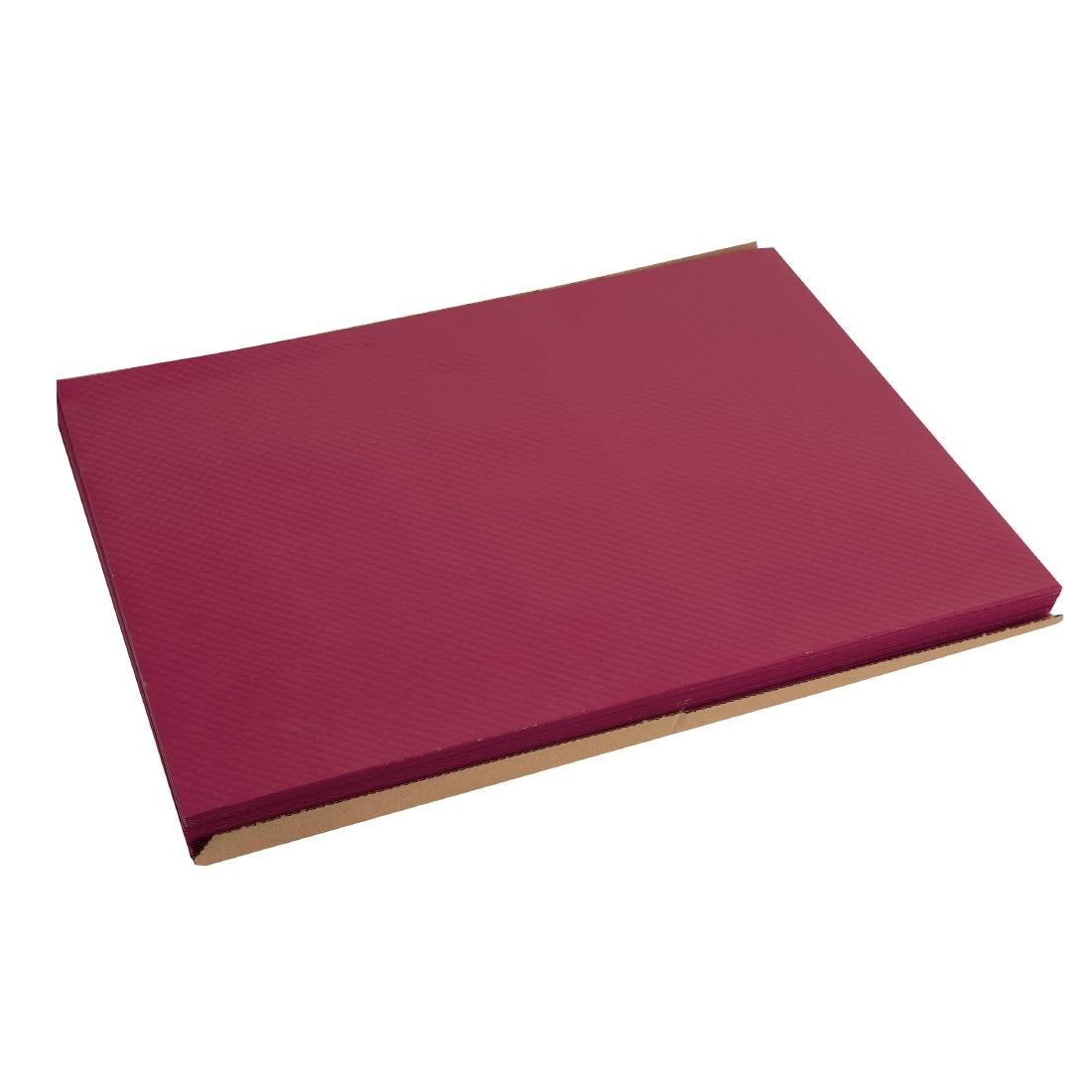 DP196 Papieren placemat bordeaux (500 stuks)