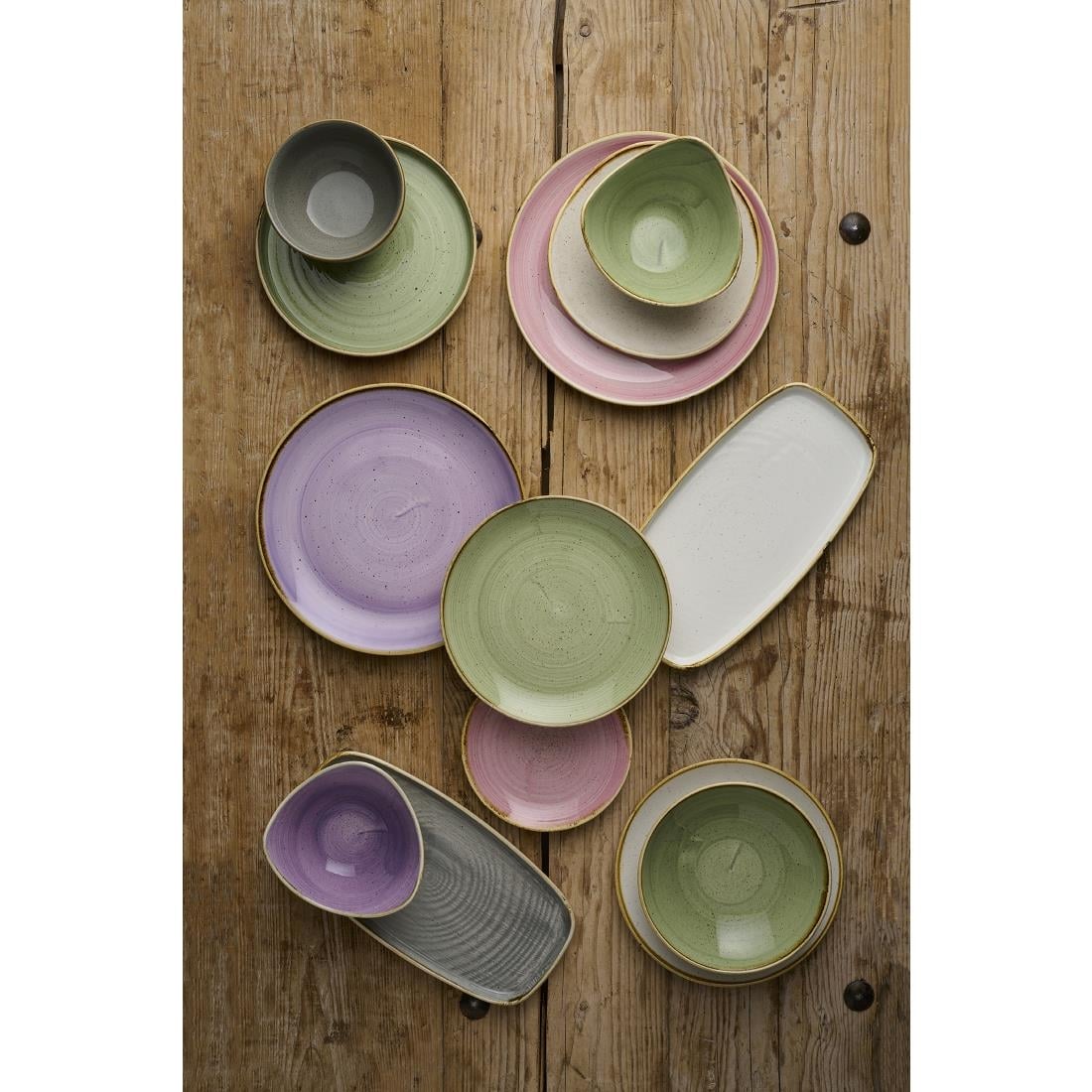 DX019 Churchill Stonecast Sage Green Schalen 355mm (6 stuks)