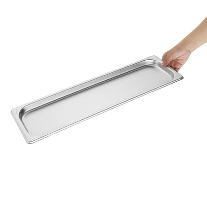 FU260 Vogue Roestvrijstalen Gastronorm 2/4 Bak 20mm