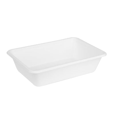 HW034 Fiesta Composteerbare Bagasse Voedsel Container Basissen 650ml (100 stuks)