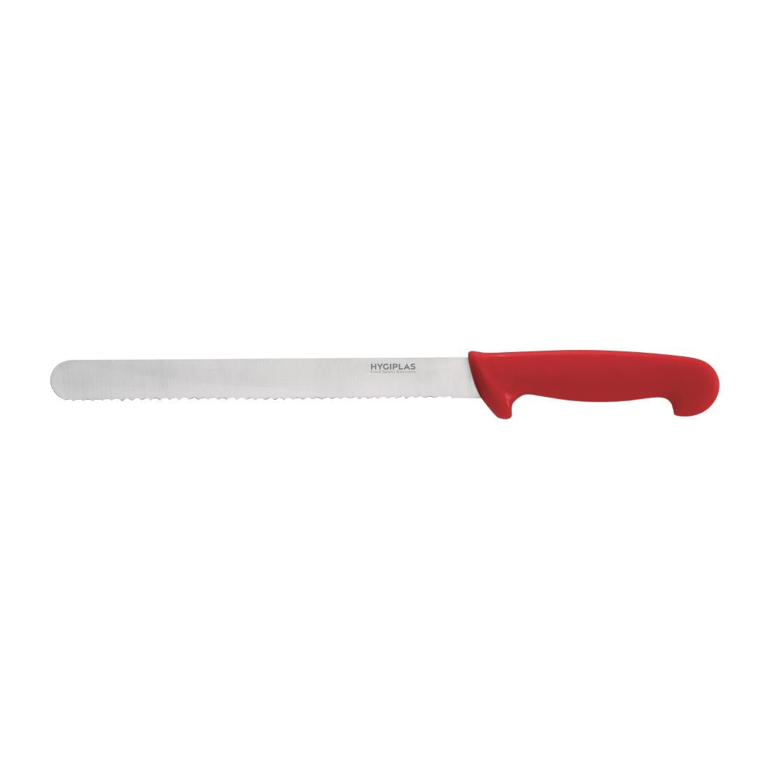 C897 Hygiplas gekarteld vleesmes 25,5cm rood