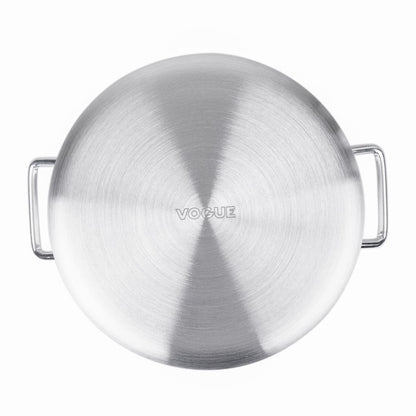 K645 Vogue aluminium pan met au bain marie inzet 10Ltr