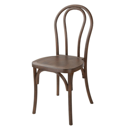 HW287 Bolero Soho Bentwood Stijl Hars Stoelen Notenhout (4 Stuks)