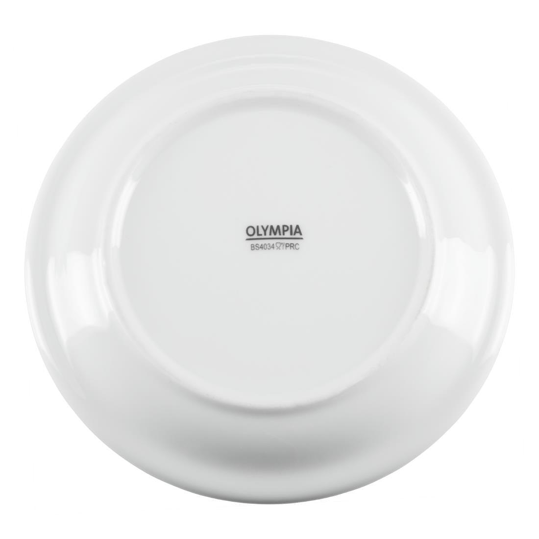 CB486 Olympia Whiteware Borden Met Smalle Rand 15cm (12 Stuks)