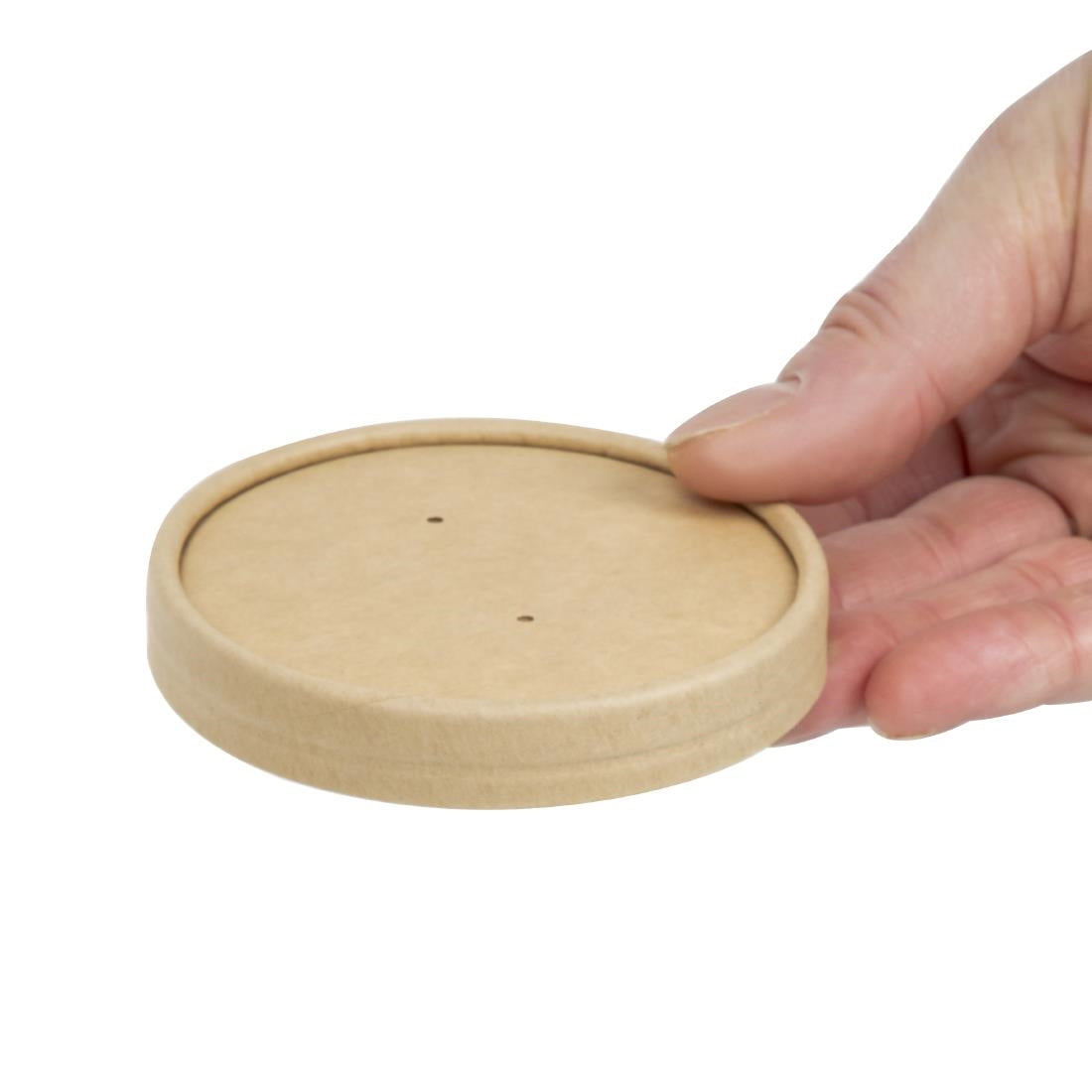 FA367 Colpac deksels voor magnetronbestendige kraft soepkommen recyclebaar 225ml en 350ml (500 stuks)