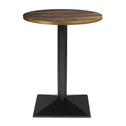 HW853 Bolero Complete Tafel Rond Donker Hout Effect 600mm