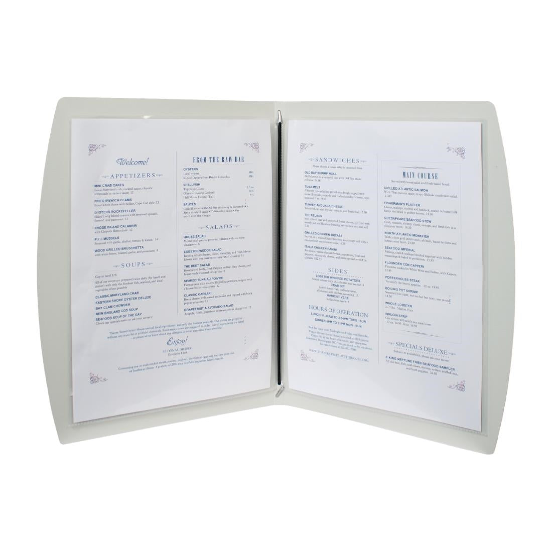 GL109 Securit Rio Menuhoes Zilver A4