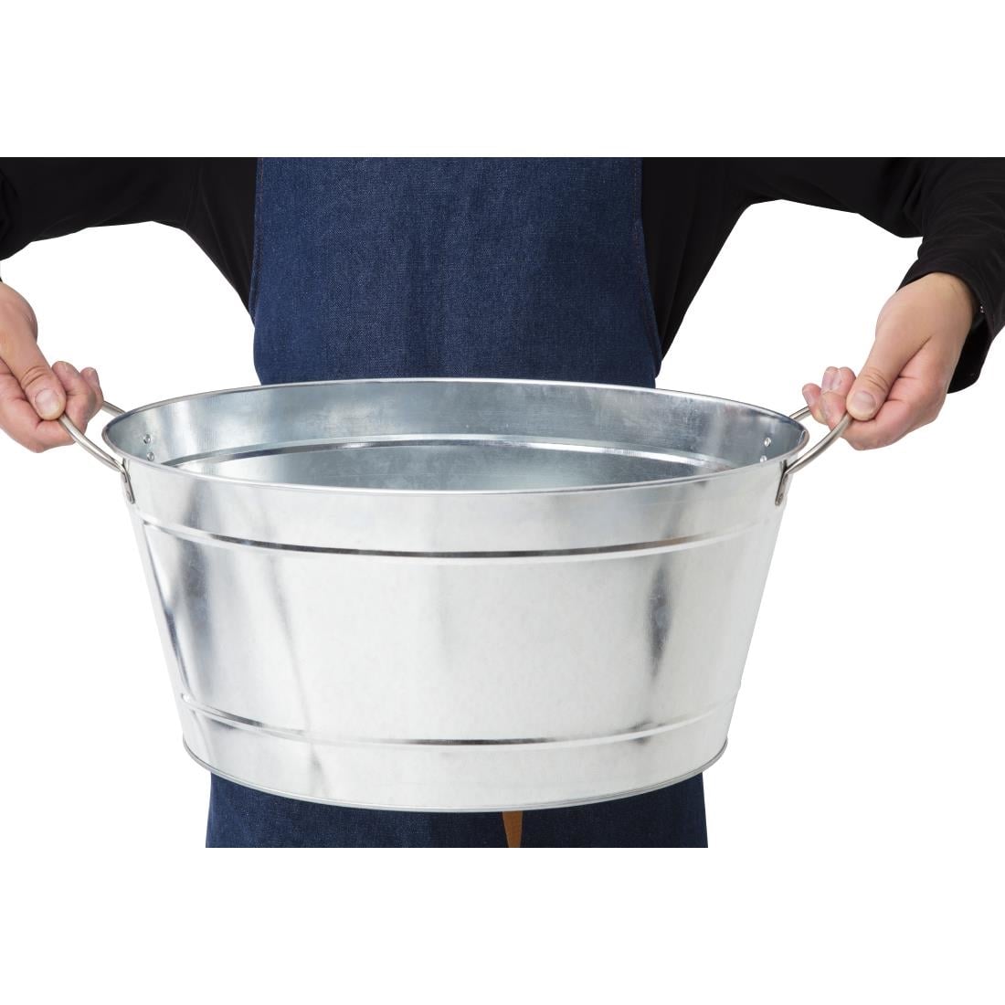 GK919 Beaumont gegalvaniseerd stalen champagnebowl