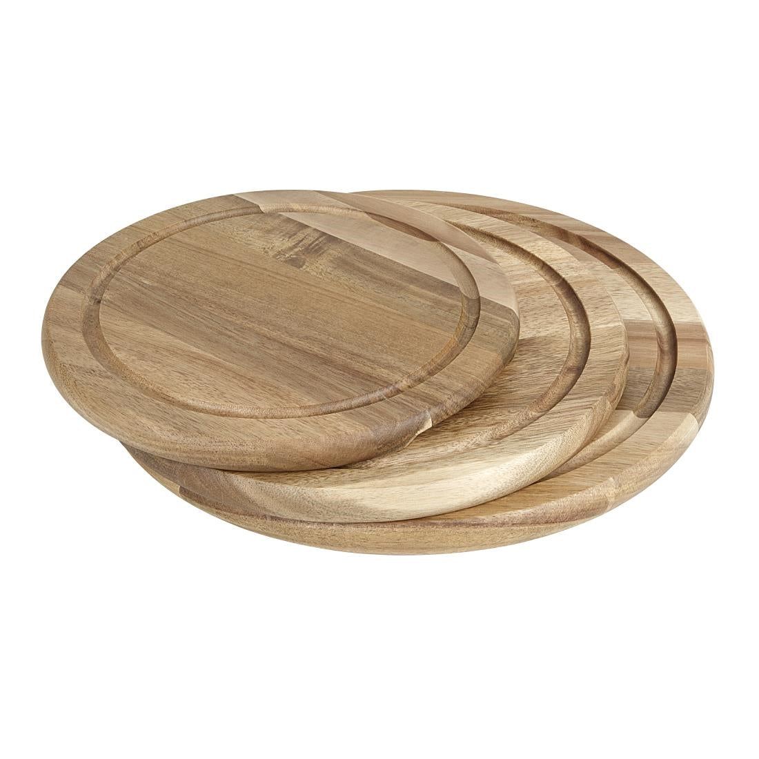 HX399 Olympia Rond Acacia Houten Bord Voor 280mm Koepel