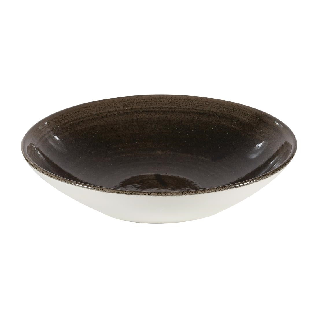 DY901 Churchill Stonecast Patina Evolve Iron Black Coupe Schalen 182mm (12 stuks)