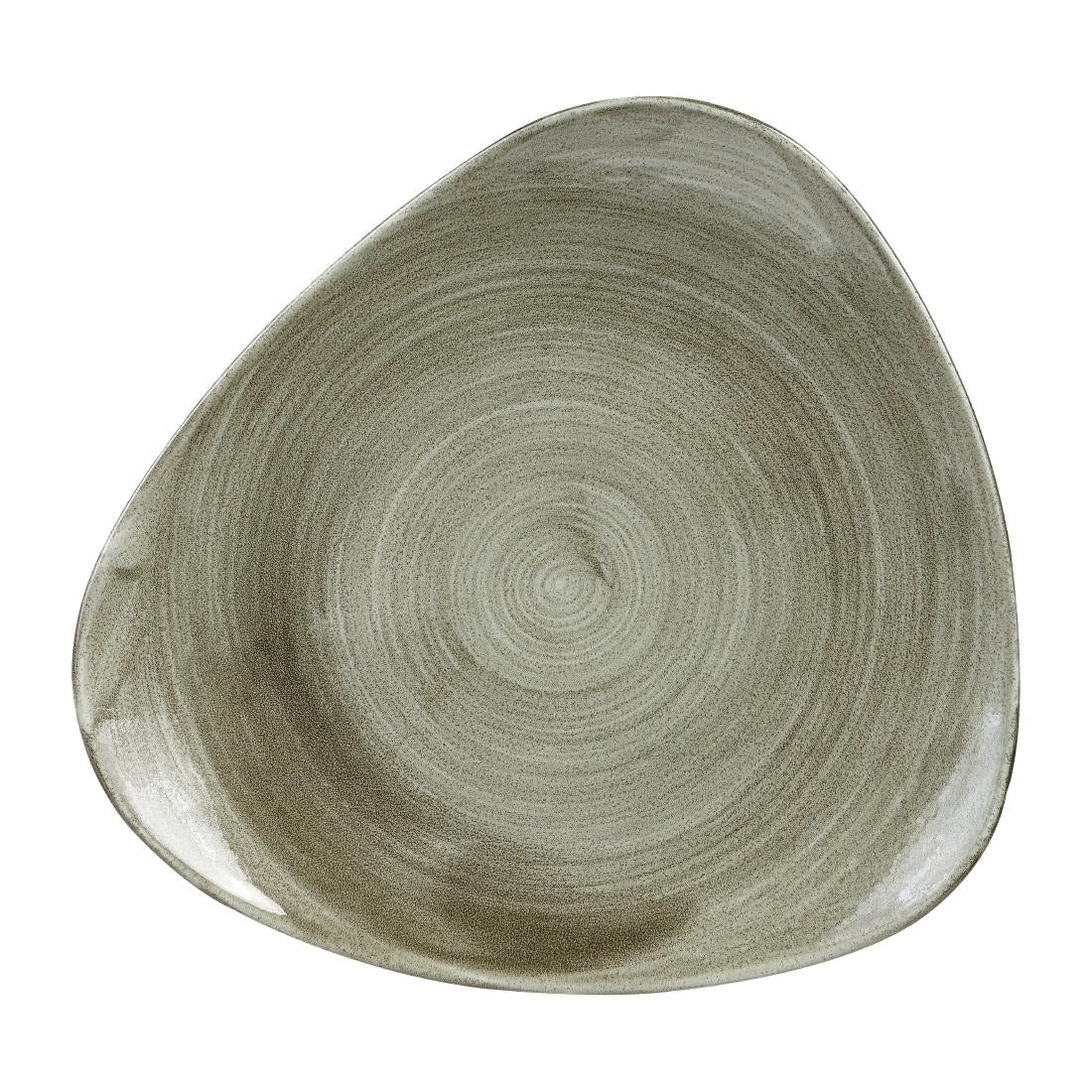 HC812 Churchill Stonecast Patina Burnished Green Lotus Bord 30.5cm (6 stuks)