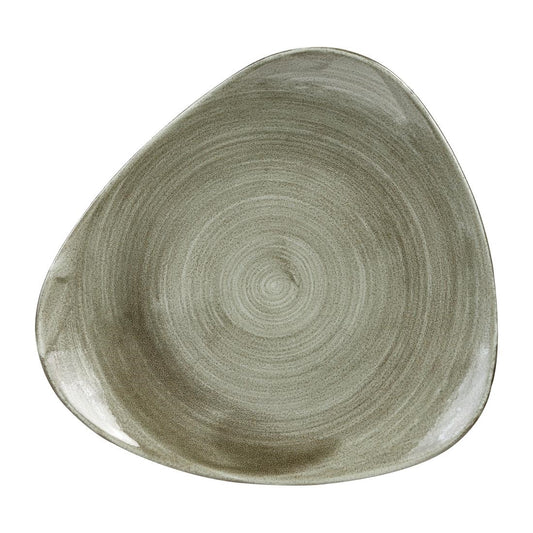 HC812 Churchill Stonecast Patina Burnished Green Lotus Bord 30.5cm (6 stuks)