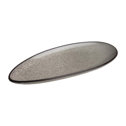 DF181 Olympia Mineral Bladvormig Bord 30,5x14,5cm (6 Stuks)