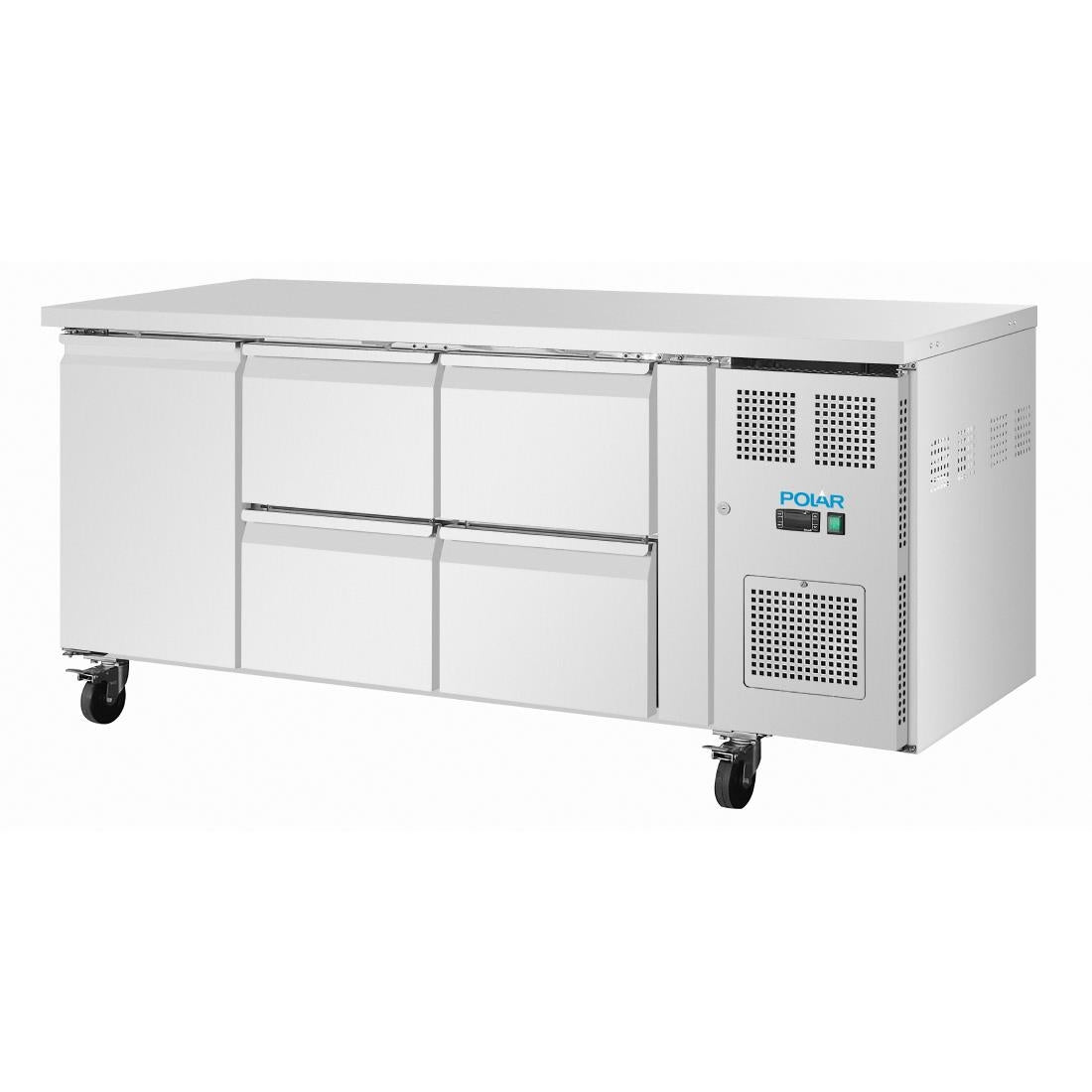 UA103 Polar U-Series Counter Fridge 4 Drawers & 1 Door