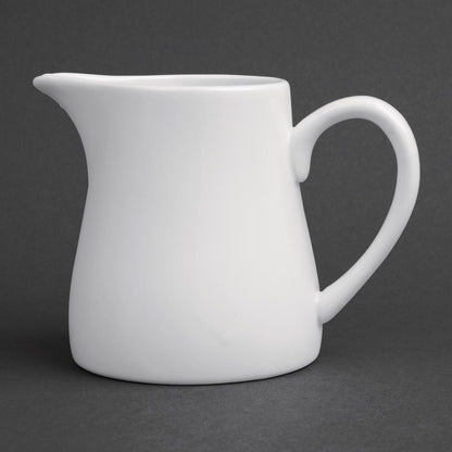 U821 Olympia Whiteware melkkannetjes met handvat 30,5cl (6 stuks)