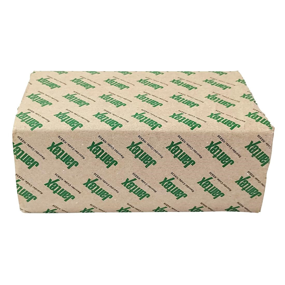 HX936 Jantex Groen 100% Gerecycleerde C-Vouw Handdoeken 2-laags (2250 Vellen)