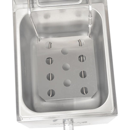 FC374 Buffalo enkelvoudige tank enkele mand 8ltr aanrecht friteuse met timer 2.9kw