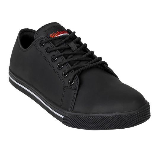 BA060-42 Slipbuster veiligheidssneakers van gerecyclede microvezels matzwart 42