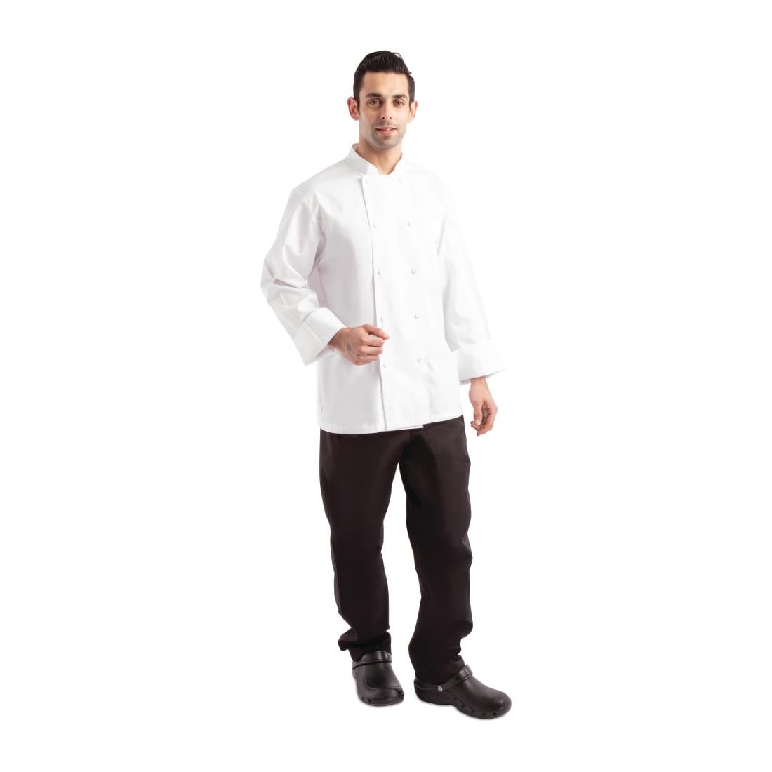 B649-XL Chef Works Calgary Cool Vent unisex koksbuis wit XL