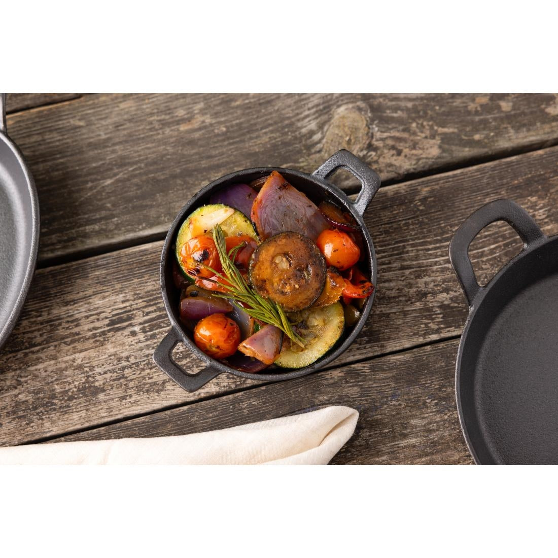FW815 Olympia Gietijzeren Skillet Pan 120(Ø)Mm